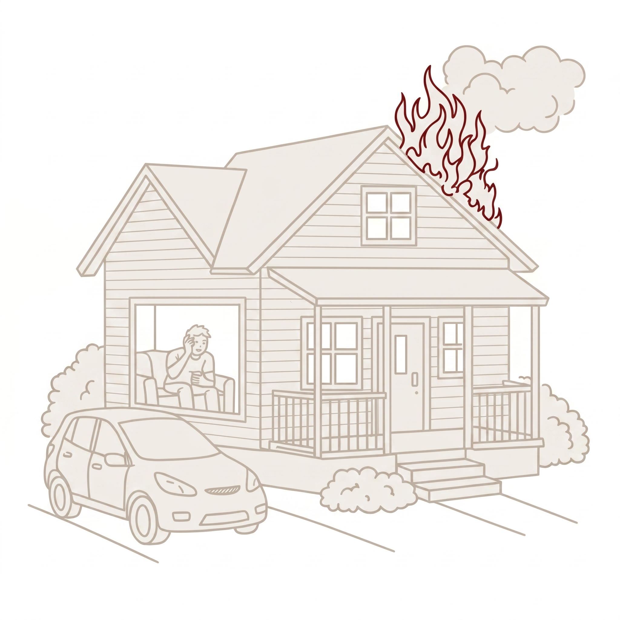 Daños en vivienda tras un siniestro de hogar